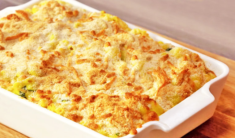 Макароны с молочно-сырным соусом в духовке «Mac & Cheese»