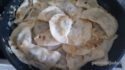 вареники с картошкой и грибами